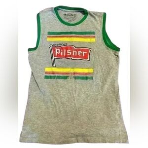 Pilsner sleevless men’s grey size  medium